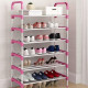 Полка для обуви для гардероба Shoe Rack 6 56х28х113см, Модульная обувница Металическая полка обуви SD-75