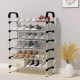 Качественная пластиковая полка для обуви Shoe Rack 6 полок 56х28х113см, Стеллаж складной для обуви SM-91