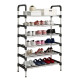 Качественная пластиковая полка для обуви Shoe Rack 6 полок 56х28х113см, Стеллаж складной для обуви SM-91