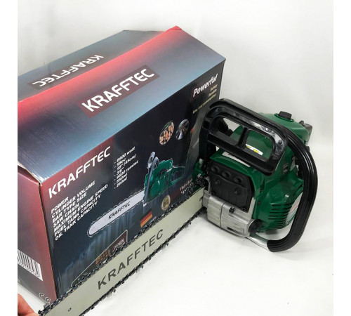 Бензопила цепная 45см KRAFFTEC 5800, Пила цепная бензиновая OQ-30