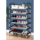 Качественная пластиковая полка для обуви Shoe Rack 6 полок 56х28х113см, Стеллаж складной для обуви SM-91