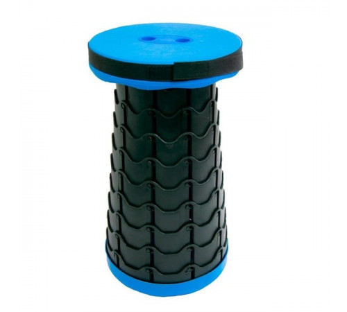 Раскладной стул, складной табурет Retractable Stool. Цвет: синий TW-29