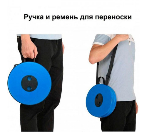 Раскладной стул, складной табурет Retractable Stool. Цвет: синий TW-29
