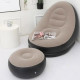Надувное кресло с пуфом для отдыха AIR SOFA велюровое CS-68
