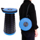 Раскладной стул, складной табурет Retractable Stool. Цвет: синий TW-29