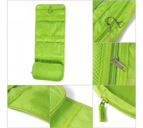 Органайзер дорожный сумочка косметичка Travel Storage Bag. Цвет: зеленый IN-40