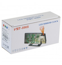 Часы с термометром и влажностью VST 896S-4, Часы электронные настольные светящиеся цифровые JW-82