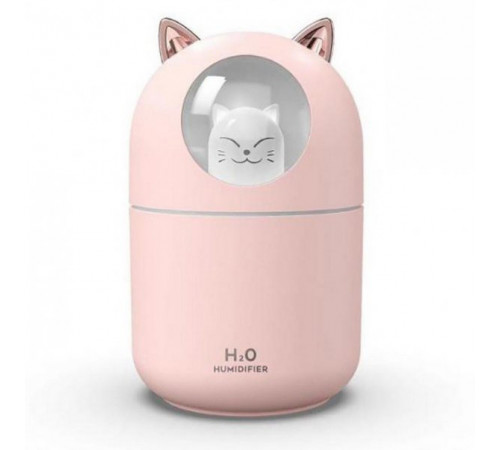 Увлажнитель воздуха Humidifier H2O Cat USB с котиком на 300мл. Цвет: розовый SY-48