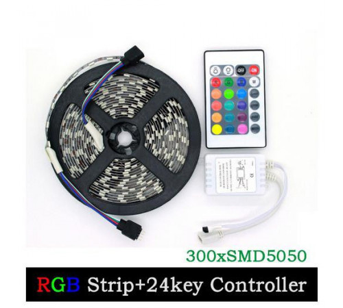 Led 5050 rgb комплект SMD, Светодиодные ленты 220в, Разноцветная светодиодная лента VW-65