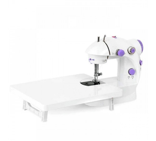 Мини швейная машинка 4 в 1 с педалью и адаптером Mini Sewing Machine FHSM 202 с доской PW-51