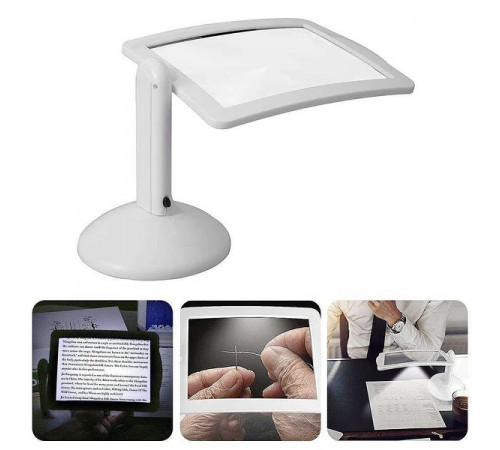 Универсальная настольная лупа с LED подсветкой - Brighter Viewer Hands
