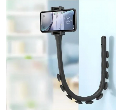 Гибкий держатель для телефона с присосками Cute Worm Lazy Holder