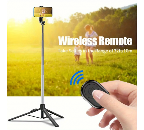 Штатив-трипод для телефона Selfie stick DF-02 1.7 м с Bluetooth пультом