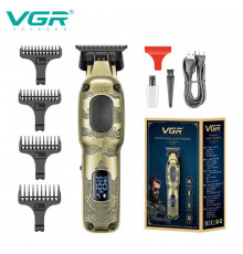 Триммер VGR V-954, 4 насадки, 7000 RPM, LED Display