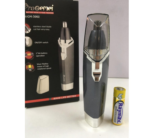 Триммер бритва для стрижки волос на лице, в носу и ушах Gemei GM-3002/ 3539 (100 шт/ящ) за 160 грн