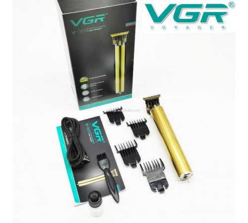 Профессиональная беспроводная машинка для стрижки волос VGR V 065 машинка для волос бород (40) за 1449 грн