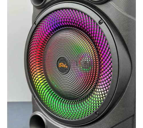 Беспроводная караоке колонка с микрофоном и RGB-подсветкой Sing-e ZQS8148