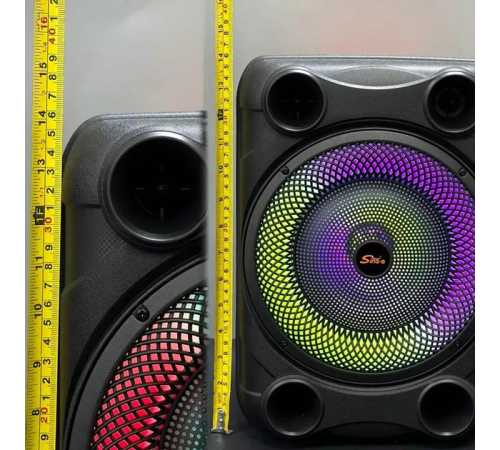 Беспроводная караоке колонка с микрофоном и RGB-подсветкой Sing-e ZQS8148