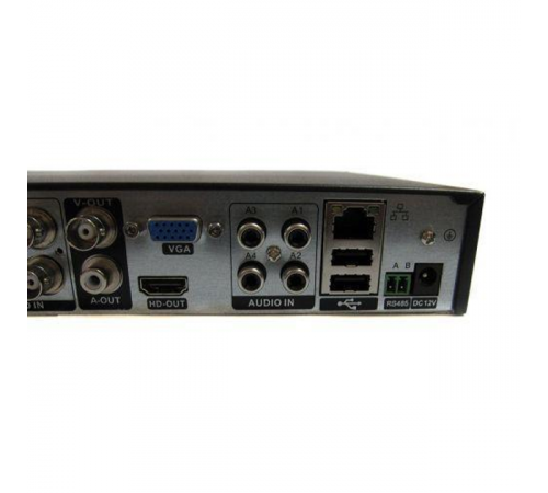 DVR регистратор BNC/V-OUT 4 канальный UKC CAD 1204 AHD 4 cam черный