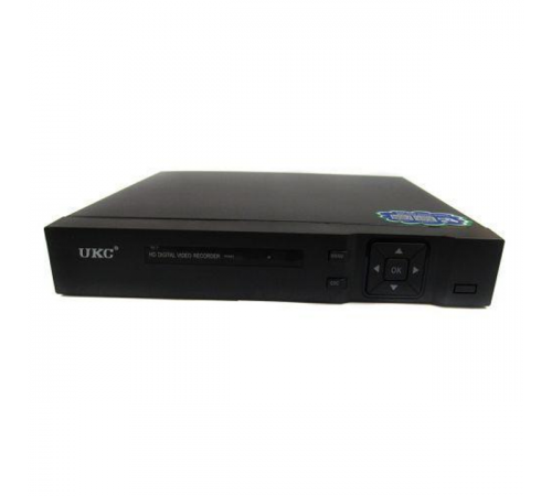 DVR регистратор BNC/V-OUT 4 канальный UKC CAD 1204 AHD 4 cam черный