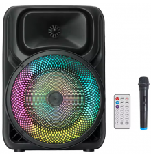 Беспроводная караоке колонка с микрофоном и RGB-подсветкой ZQS8147