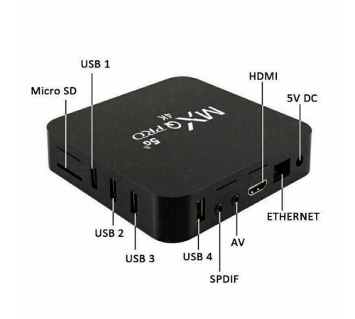 ТВ-приставка Smart TV Box MXQ Pro 4K 5G 4/32gb