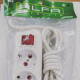 Удлинитель с выключателем RLFR-5/ 6058 10A*5M*3 розеток+2 USB (60 шт) за 401 грн