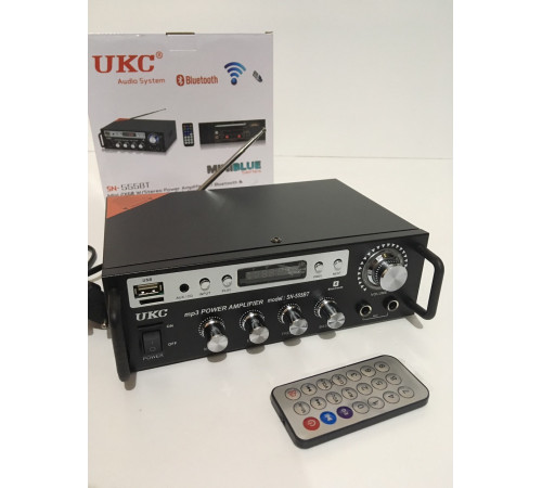 Усилитель с блютозам AMP SN-555/4513 BT (20 шт/ящ) за 1346 грн