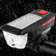 Велофара с сигналом LY-17-XPE, солн. батарея, выносная кнопка, Waterproof, Li-Ion аккум., ЗУ mircoUS за 659 грн
