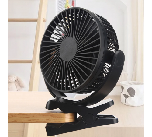 Портативний міні-вентилятор USB з акумулятором на прищіпці Mini Fan SMALL FAN AF-01 за 271 грн