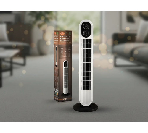 Напольный вентилятор Tower Cooling Fan 500Вт BITEK BT-2901 / Кондиционер для дома и офиса / Напольный вентилятор