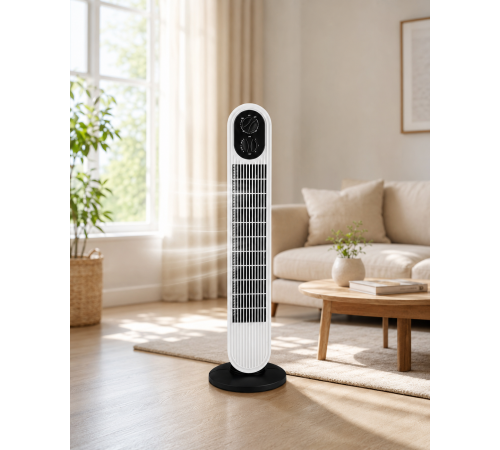 Напольный вентилятор Tower Cooling Fan 500Вт BITEK BT-2901 / Кондиционер для дома и офиса / Напольный вентилятор