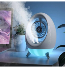 Портативный вентилятор USB с водяным охлаждением, распылитель, ночник Air Cooler 657, увлажнитель