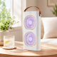 Настольный вентилятор Double-ended Spray Fan 1200 мАг / Аккумуляторный портативный вентилятор с пультом и LED-подсветкой