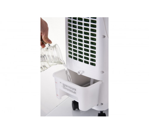 Охолоджувач повітря Germatic SK-001J, (120W, сенсорні кнопки, пульт, екран, колеса, автообіг, ємність - 5,5л, 2 контейнери для льоду) за 2745 грн