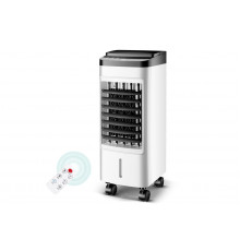 Охолоджувач повітря Germatic SK-001J, (120W, сенсорні кнопки, пульт, екран, колеса, автообіг, ємність - 5,5л, 2 контейнери для льоду)