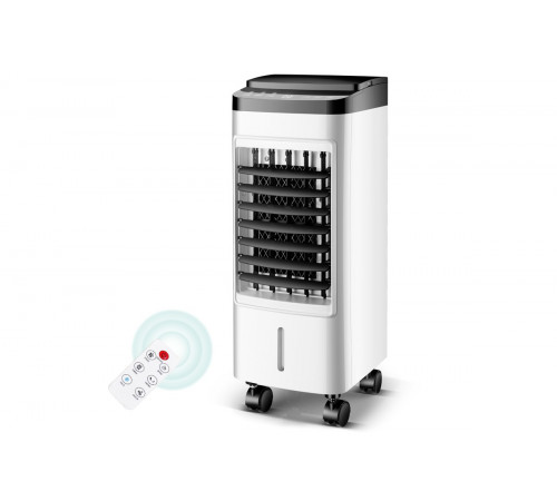 Охолоджувач повітря Germatic SK-001J, (120W, сенсорні кнопки, пульт, екран, колеса, автообіг, ємність - 5,5л, 2 контейнери для льоду) за 2745 грн