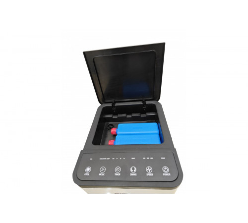 Охолоджувач повітря Germatic DY-30A, (120W, сенсорні кнопки, пульт, екран, колеса, автообіг, ємність - 5,5л, 2 контейнери для льоду) за 2406 грн