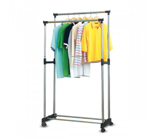 Вiшалка для одягу пересувна Double Pole BIG WJF-001 (1300*450*1600) (12 шт) за 621 грн