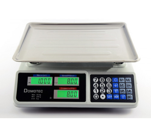 Весы Торговые DOMOTEC DT-809/ 4V/ 55KG//5G (5 шт/ящ) за 1760 грн