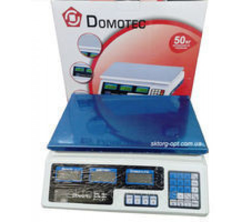 Весы Торговые DOMOTEC DT-809/ 4V/ 55KG//5G (5 шт/ящ) за 1760 грн
