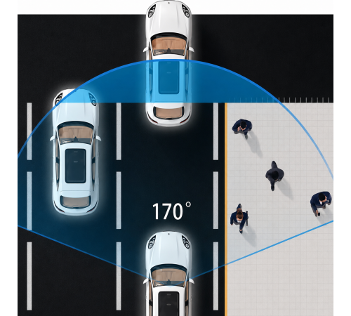 Автомобільний відеореєстратор F9 PRO WI-FI / Відеореєстратор з нічною зйомкою, широким кутом огляду за 1245 грн