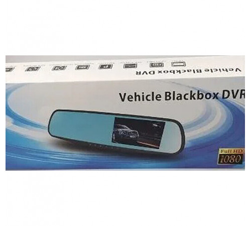 Автомобильный регистратор-зеркало Blaсkbox DVR AK47 с камерой заднего вида
