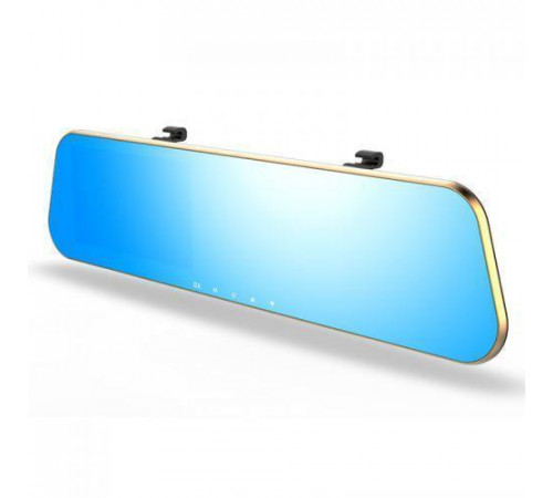 Видеорегистратор DVR DV 460 зеркало с двумя камерами ART-2001(GOLD) за 1790 грн