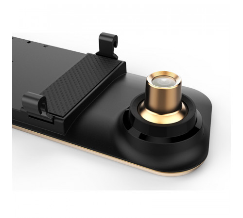 Видеорегистратор DVR DV 460 зеркало с двумя камерами ART-2001(GOLD) за 1790 грн