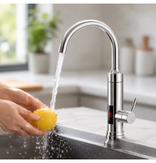 Водонагреватель Delimano WATER HEATER RX-016 с LCD-экраном / Водонагреватель подключения снизу