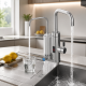 Проточний водонагрівач 2в1 Multifunctional heating cleaning faucet / Кран електричний проточний з LCD-диспеєм ZSW-D02 за 1501 грн