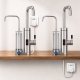 Проточний водонагрівач 2в1 Multifunctional heating cleaning faucet / Кран електричний проточний з LCD-диспеєм ZSW-D02 за 1501 грн