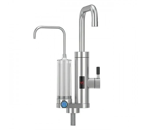 Проточний водонагрівач 2в1 Multifunctional heating cleaning faucet / Кран електричний проточний з LCD-диспеєм ZSW-D02 за 1501 грн