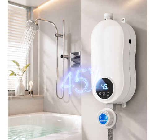 Проточний водонагрівач с душем Electric water heater RYK-007/212 за 1756 грн